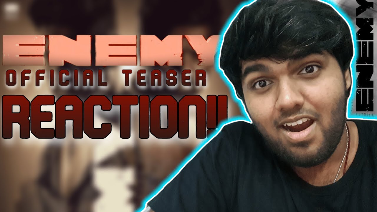 Enemy Official Teaser | REACTION!! | Vishal | Arya | Anand Shankar | Sam CS | Thaman S | GR Studios