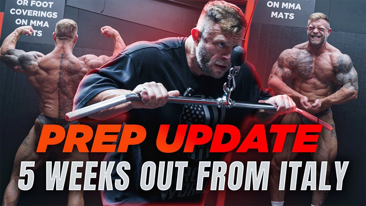 PREP UPDATE 5 WEEKS OUT FROM MY DEBUT IN THE IFBB PRO LEAGUES