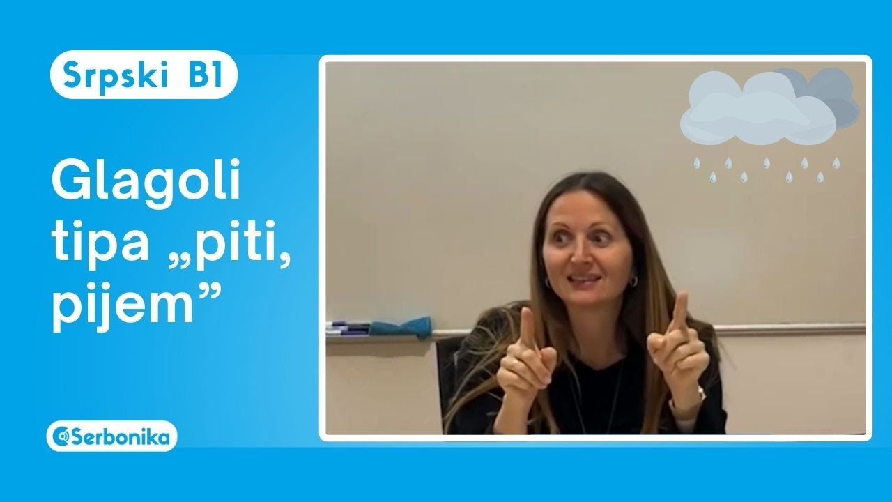 Sa nama na času: Glagoli tipa „piti, pijem