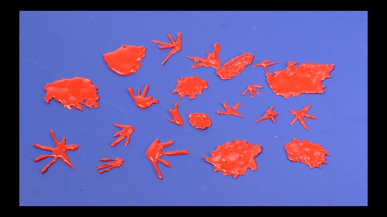 Action Figure Prop Shop #4: Blood Effects Using Hot Glue