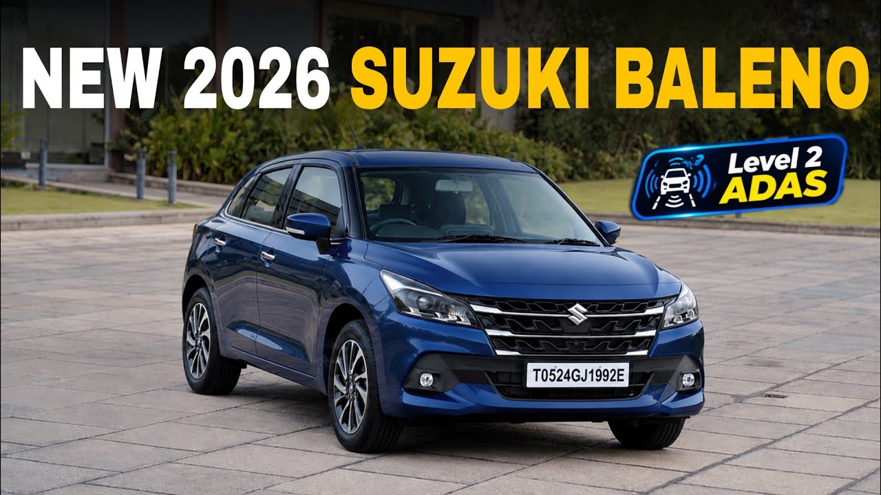 Обновленный Maruti Suzuki Baleno 2026 | ADAS 2-го уровня