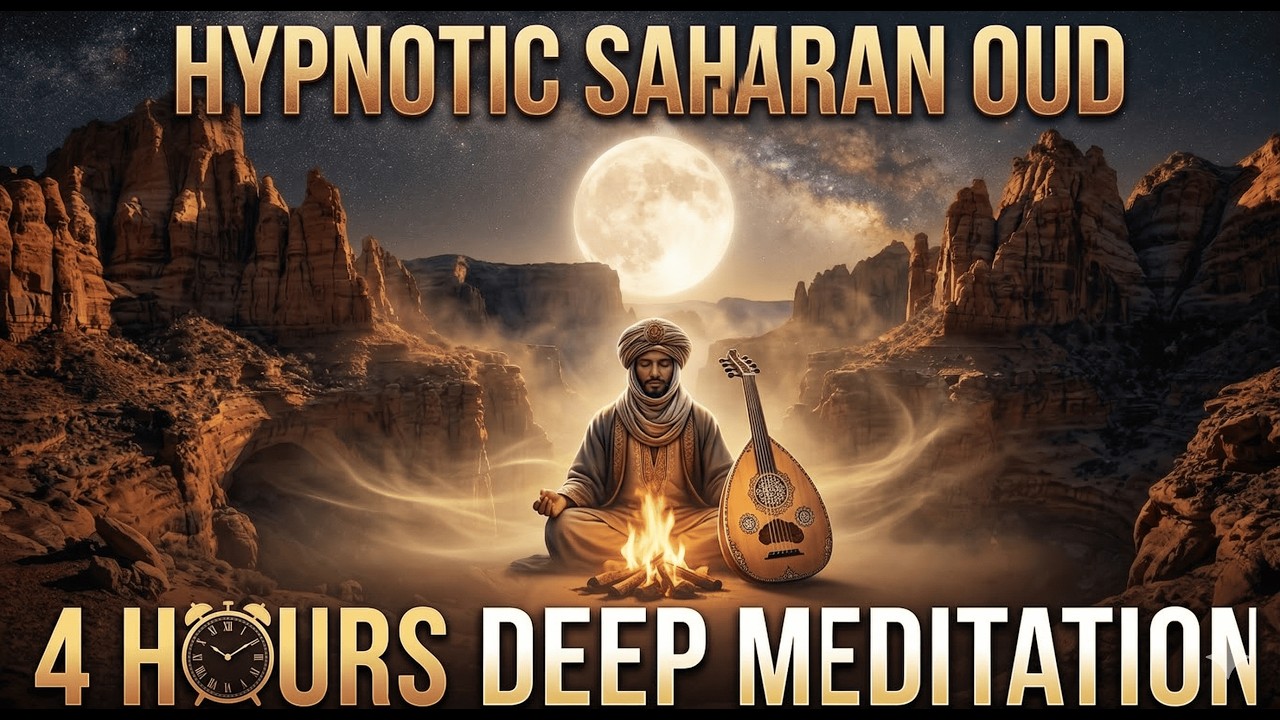 4 Hours of Hypnotic Saharan Oud & Desert Winds | Deep Meditation & Spiritual Grounding