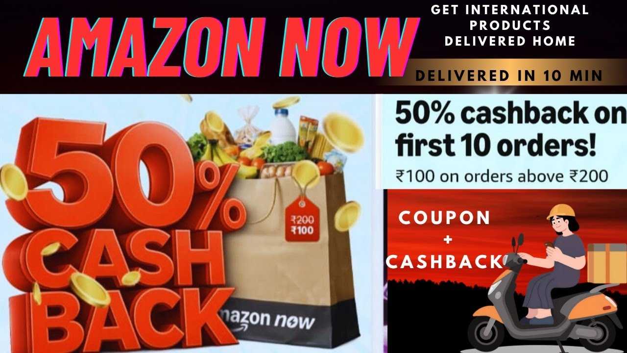 'Amazon Now' newly launched in 10 minutes|international products 🚚 0 charges+ coupon | how to use 