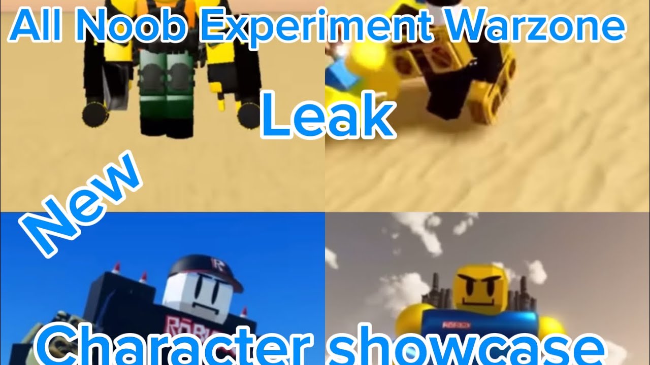 Noob Experiment Warzone Leak - game by Scientist speakerman NOT RELEASED YET