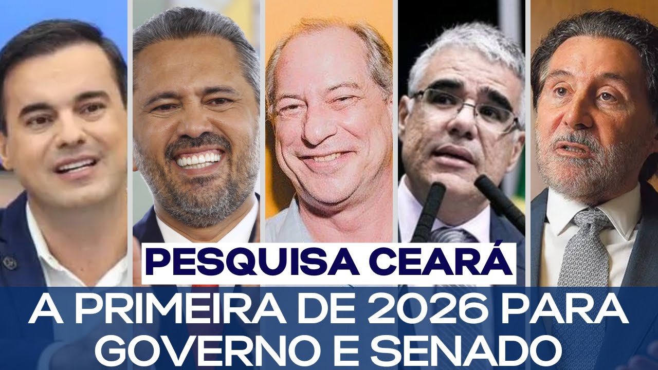 PESQUISA CEARÁ: A PRIMEIRA DE 2026 PARA GOVERNO E SENADO