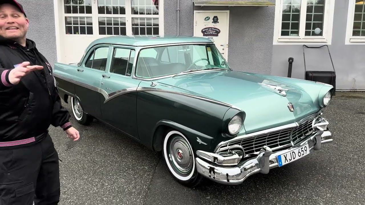 Fairlane 1956 i snygg färg 😍