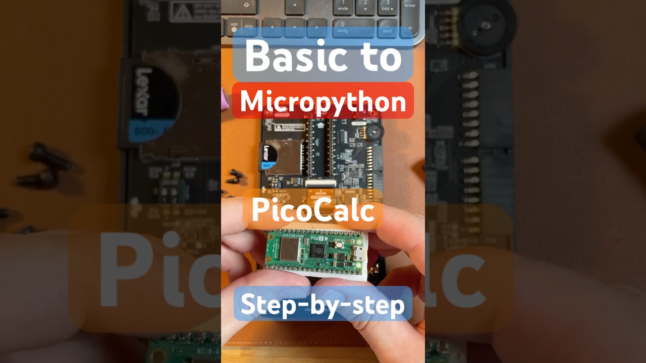 Clockwork PicoCalc 11: Flash Basic to Python Step-by-step #picocalc #Python #raspberrypi #mmbasic