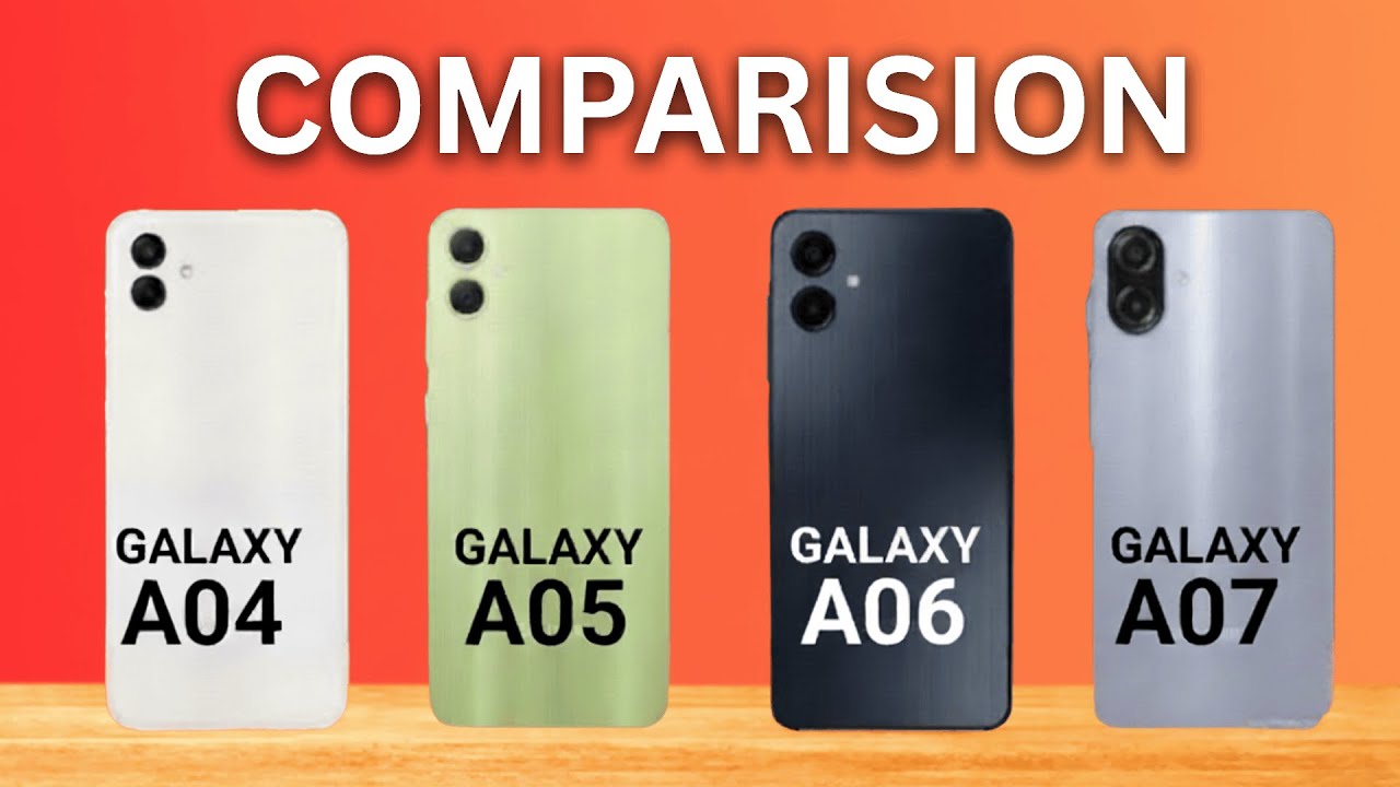 Samsung Galaxy A04 против Galaxy A05 против Galaxy A06 против Galaxy A07