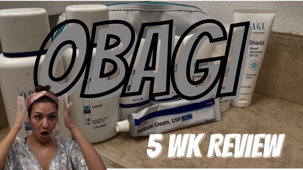 OBAGI Nu DERM 5 Week Review + Pm Routine | Lighten Hyperpigmentation, reduce fine lines