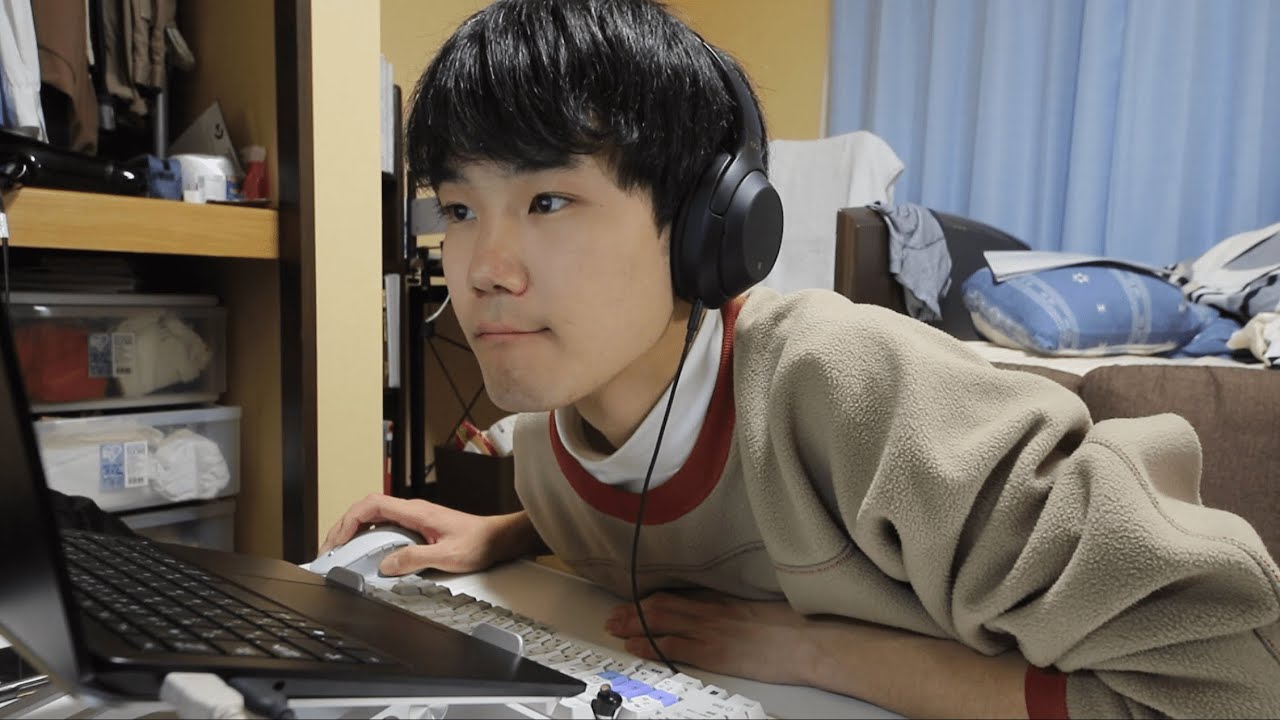 【ASMR】課題に追われた男のタイプ、クリック、書く音「全集中編」【SUB】Type sound, writing sound of a man who was chased by a task.