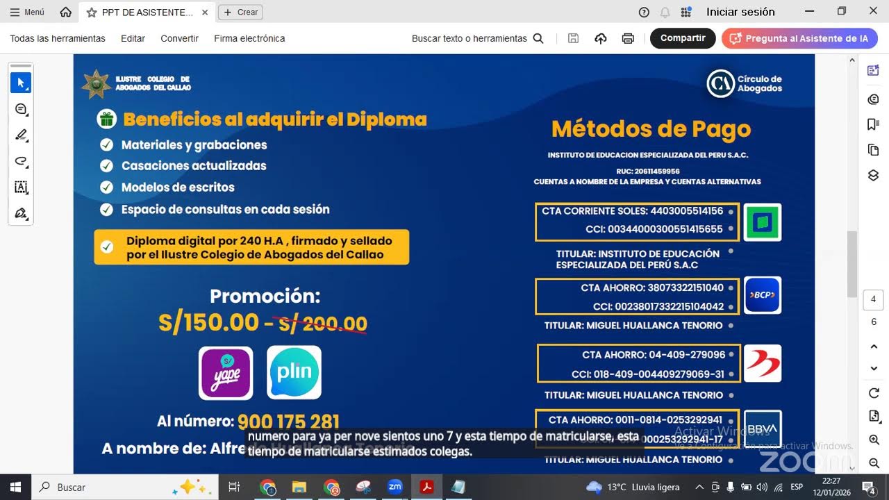 Diplomado Asistente en Función Fiscal y Administrativo