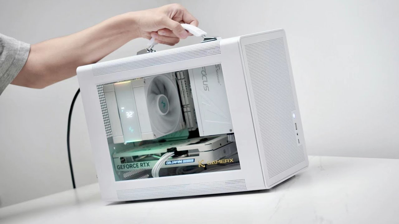 自带提手的MATX主机？上学 上班 说走就走！！未知玩家P60装机分享～