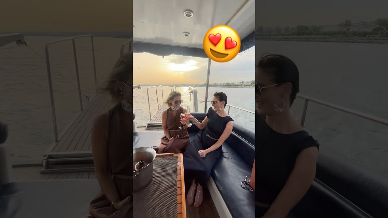 🌊Unforgettable Sunset Yacht Cruise🛥⚓✨#unforgettable #sunset #yachtcruise #fyp #shorts