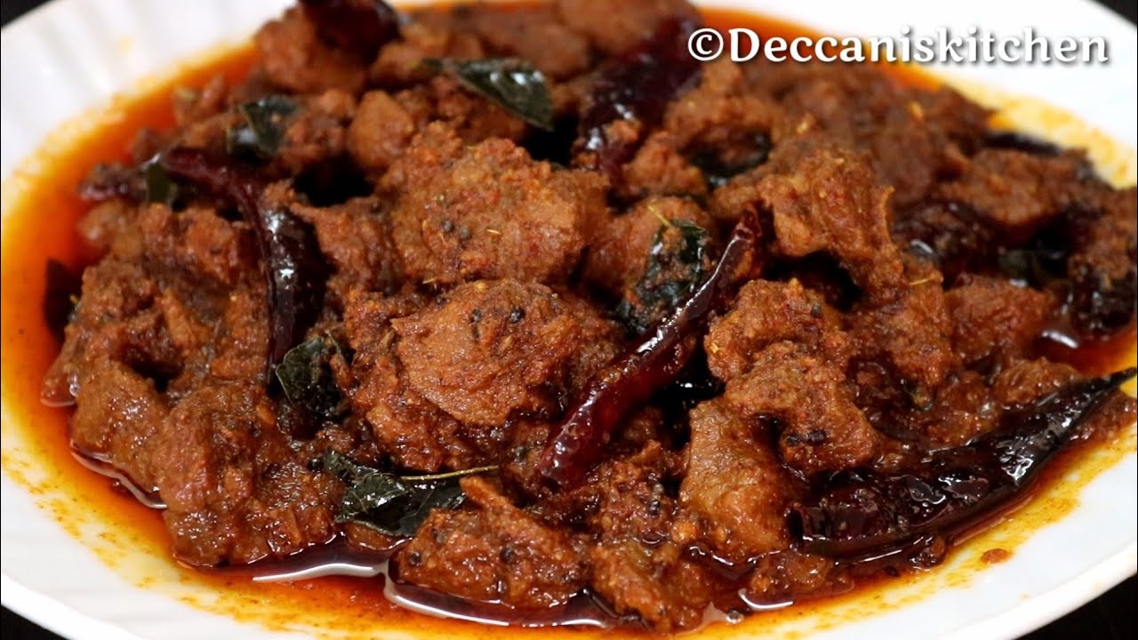 Achari Mutton Fry Recipe/instant mutton pickle/quick and easy achari mutton fry