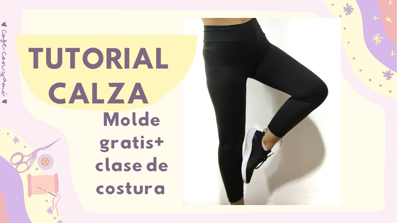 TUTORIAL CALZA CON MAQUINA FAMILIAR+ MOLDE GRATIS TALLE S AL XXL