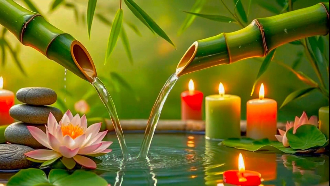 Relaxing Water Ambience and Sleep Music 🌿 Insomnia Relief and Deep Calm