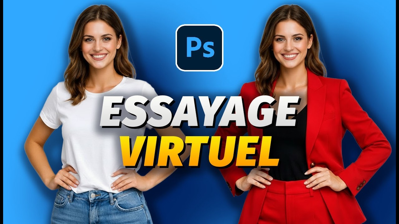 On peut faire de l'essayage virtuel avec FireFLy dans Photoshop !