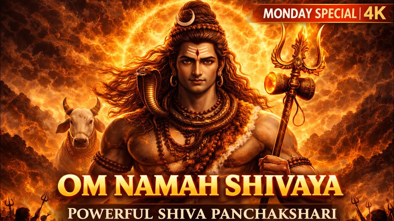 OM NAMAH SHIVAYA | Powerful Shiva Panchakshari | Goosebumps Vedic Chant | Monday Special 4K