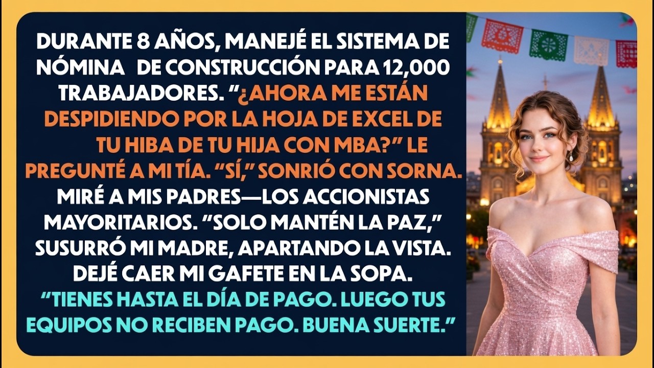 Mi tía me despidió tras 8 años por el Excel de mi primo con MBA… y perdió $5 millones