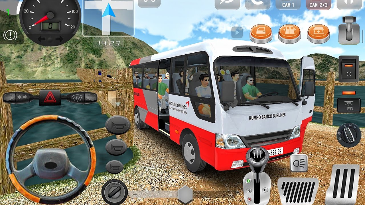 New Minibus Simulator Vietnam -  Urban & Off-Road Bus Driving Game 2026 - Android Gameplay