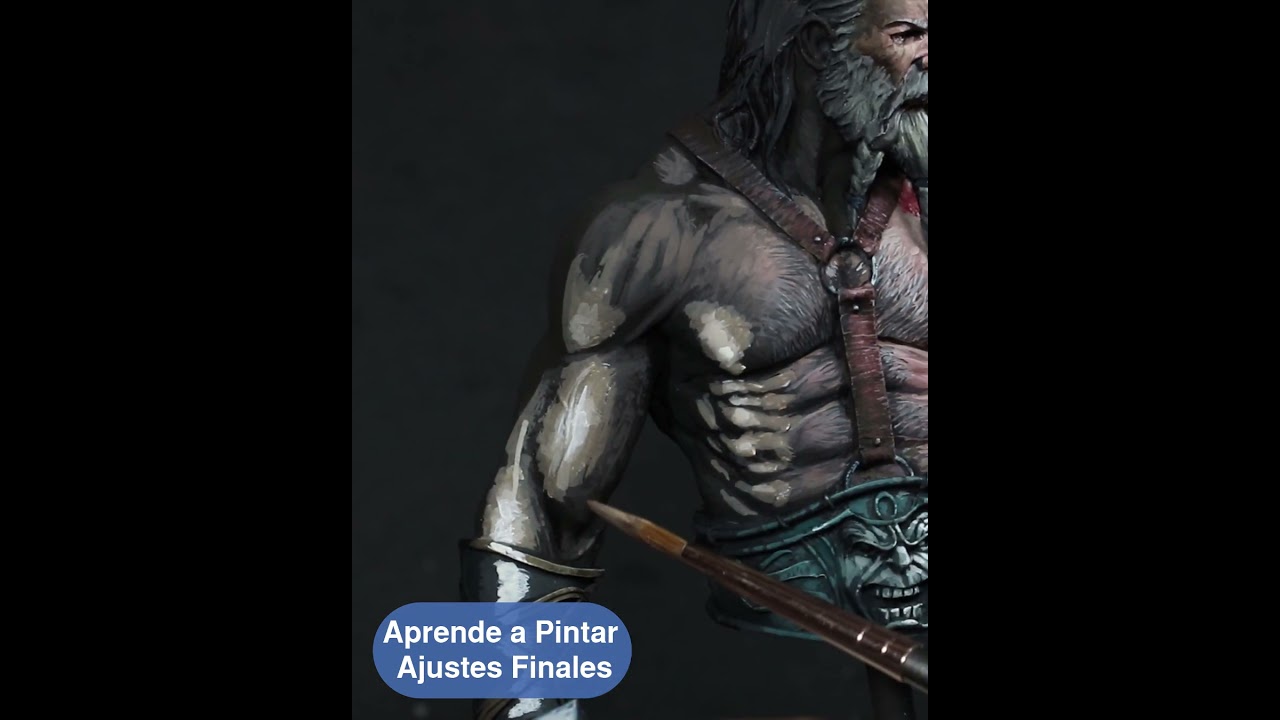 How to Paint Final Adjustments - Old Barbarian // Paint Miniatures 