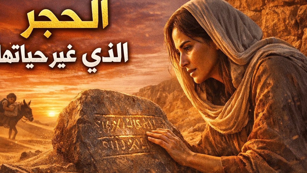 رسالة من حجر في قلب الصحراء… جملة واحدة غيّرت حياة امرأة إلى الأبد