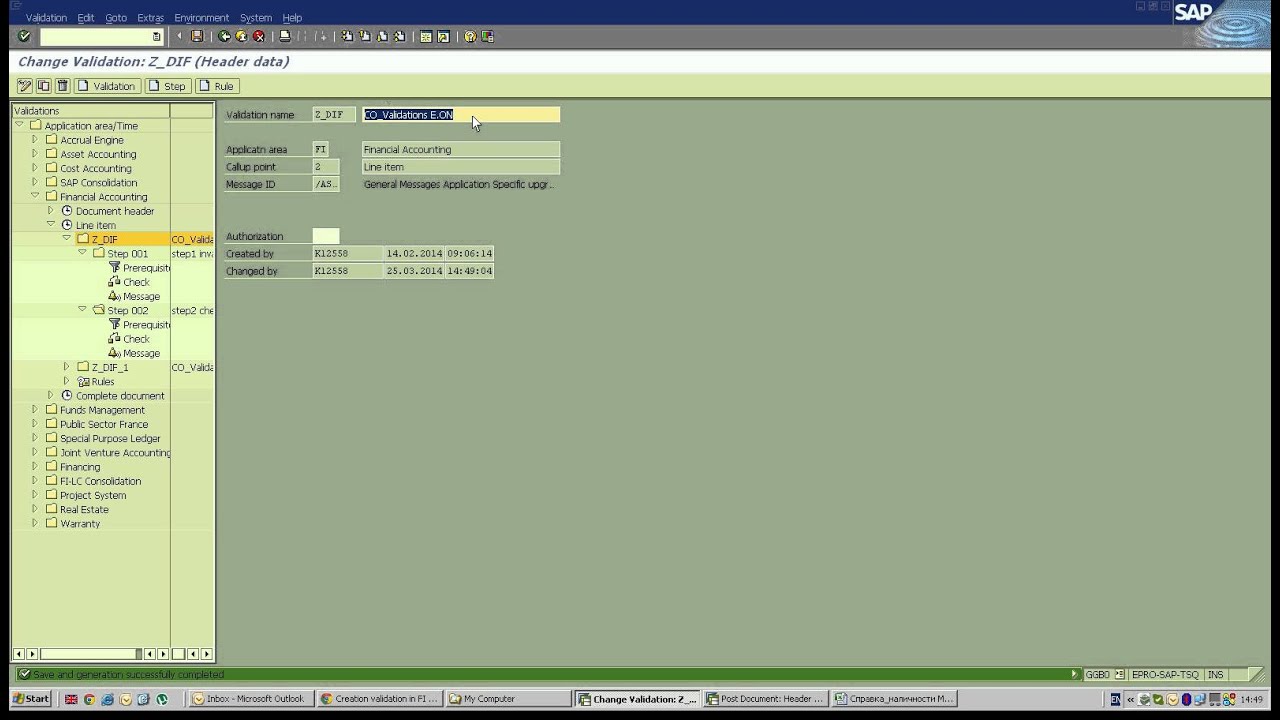 FB01 validation