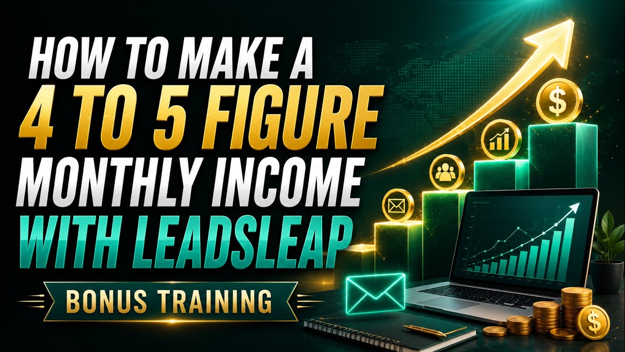 How To Build A 4 To 5 Figure Monthly Income With LeadsLeap