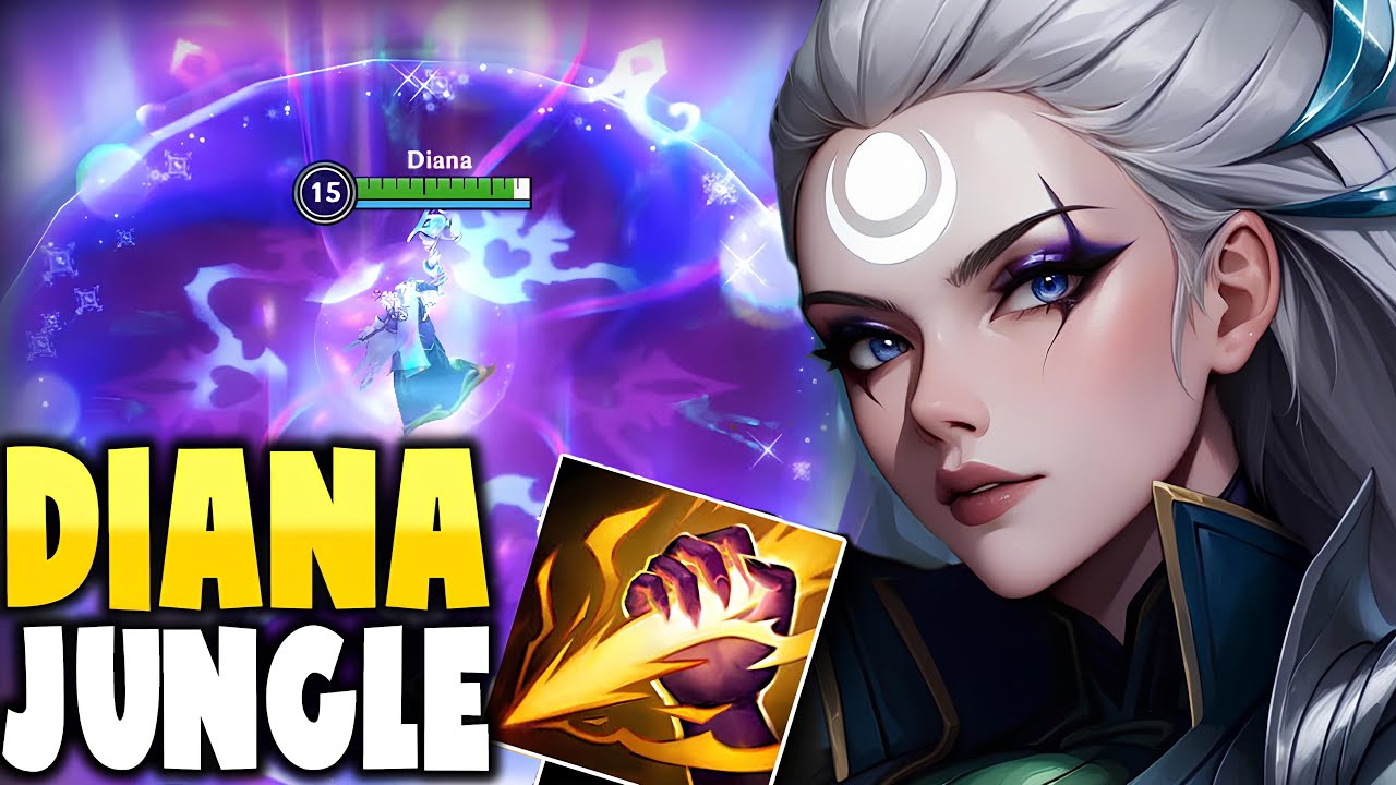 GİZLİ META DIANA 0.1 SANİYEDE TEK ATAN BUILD Wild Rift Diana Jungle