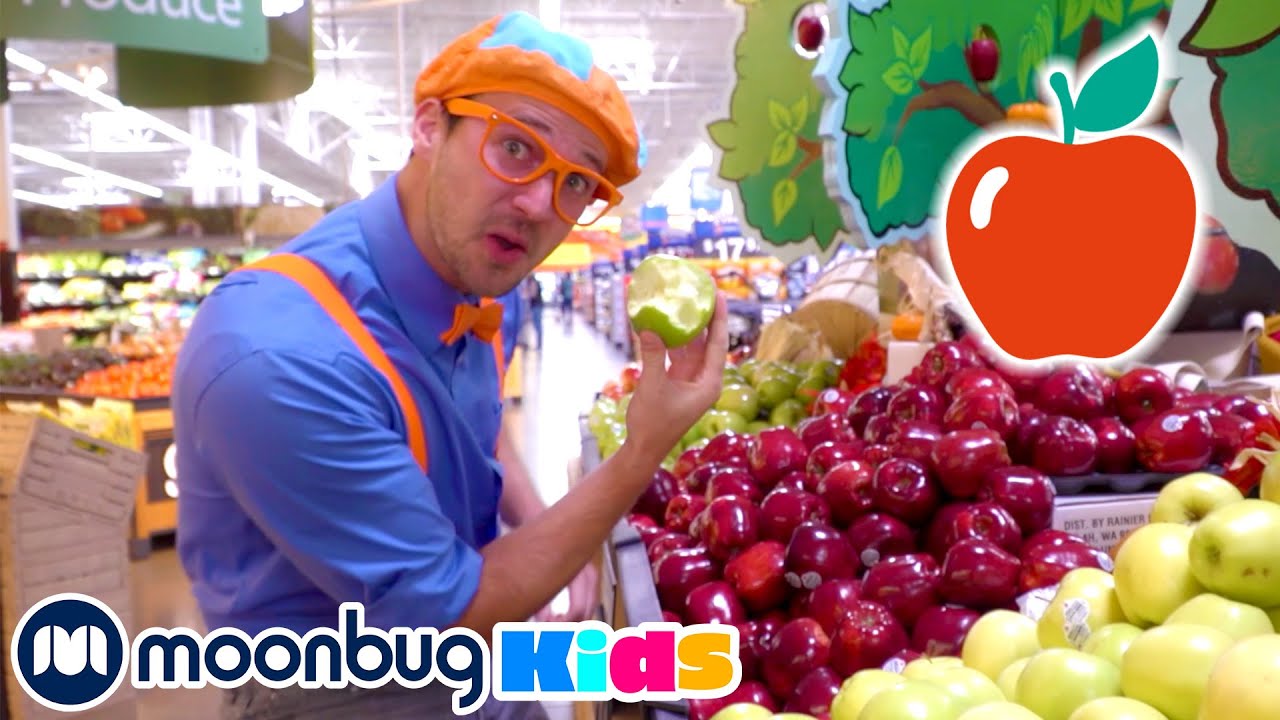 Blippi Visits an Apple Fruit Factory | Educational Videos for Kids | Learn ABC 123 | Fun Cartoons