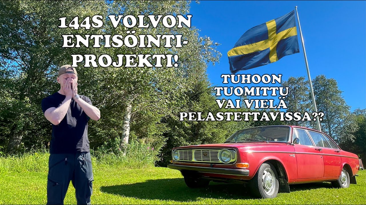 ENTISÖIDÄÄN 144S KLASSIKKO VOLVO - TUHOON TUOMITTU? | EP01