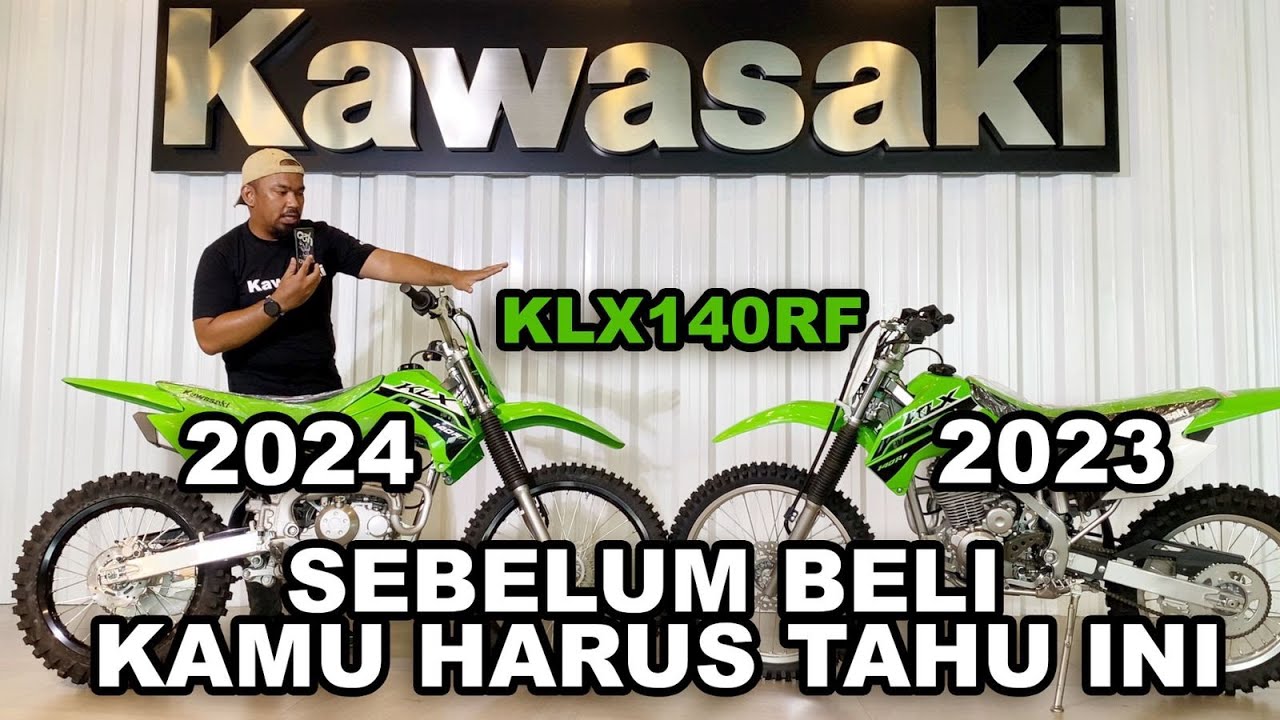 KLX140R MODEL 2024: BANYAK PERUBAHANNYA