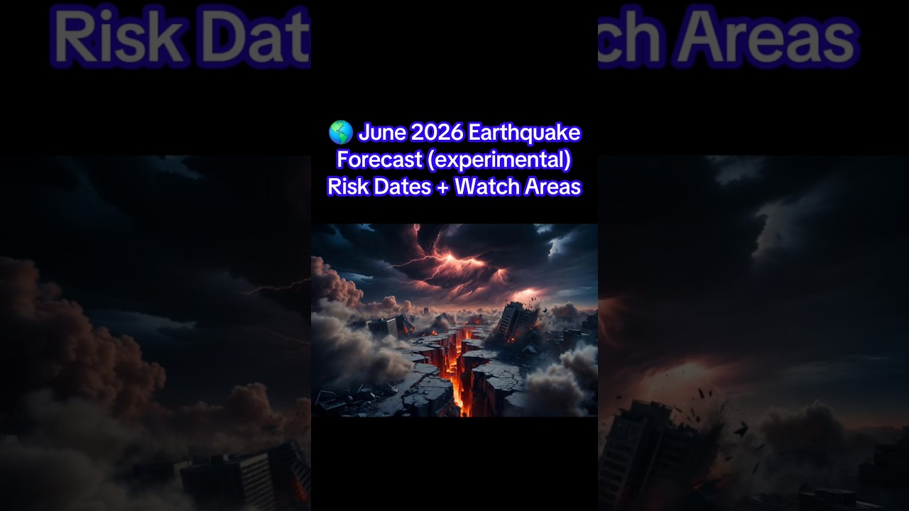 June 2026 Earthquake Forecast Update 🌎