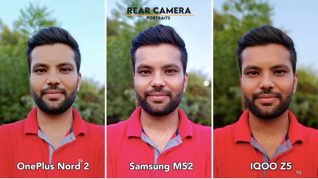 Samsung Galaxy M52 5G vs OnePlus Nord 2 vs IQoo Z5 : Camera Comparison
