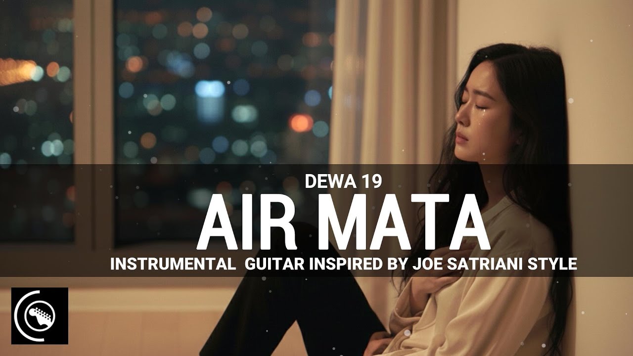 Air Mata - Dewa 19 | Instrumental Guitar Cover 🎸 Inspired by Joe Satriani Style, Emotional Rock Solo