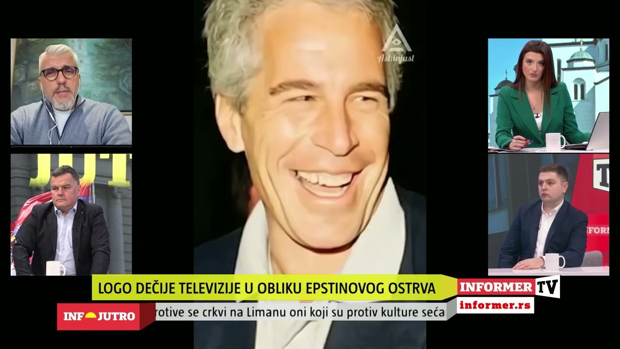 INFO JUTRO - Logo dečjeg kanala u obliku Epstinovog ostrva