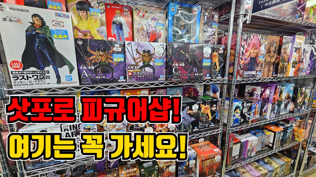 [일본 피규어샵] 삿포로에서 원피스 피규어 저렴하게 득템했어요! 라신반+북오프 방문기!