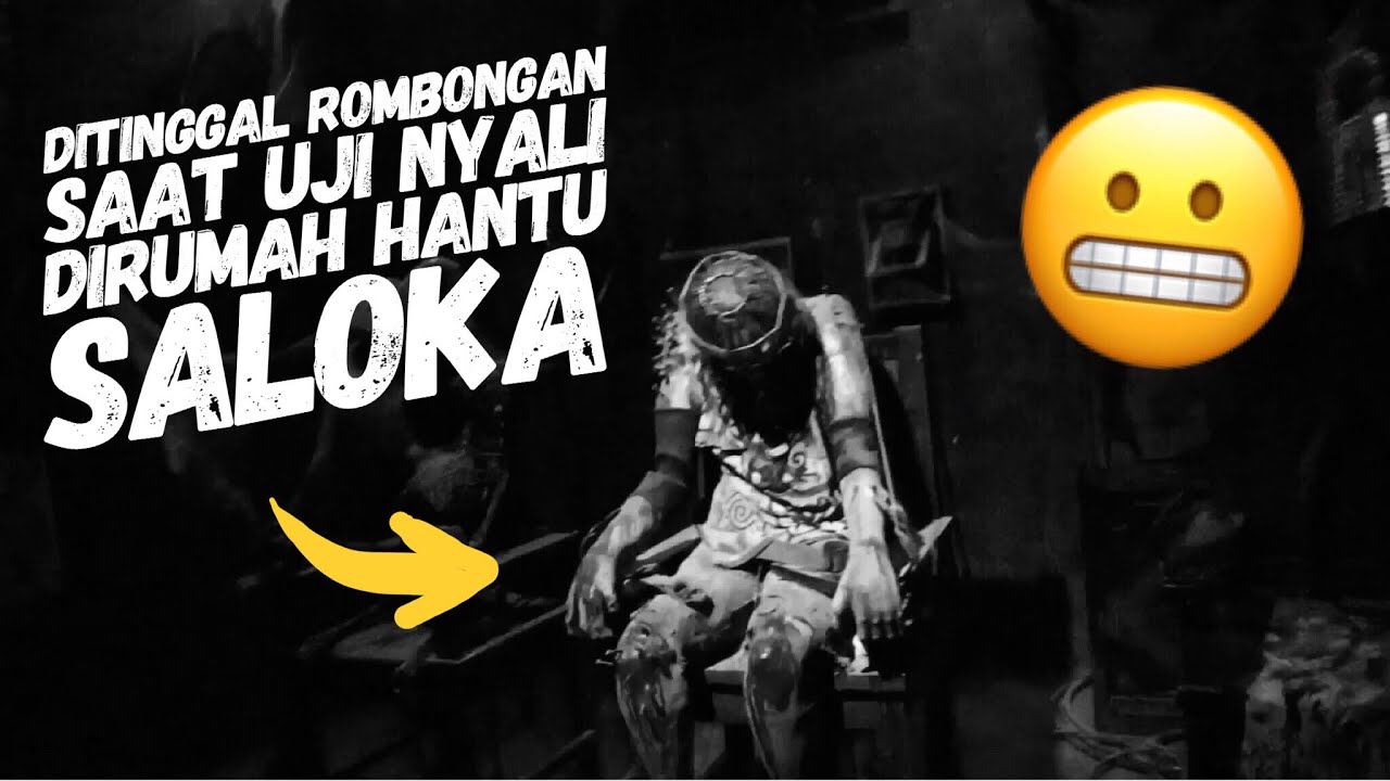 SERAM..!!! Ayah Larics Uji Nyali di Rumah Hantu SALOKA