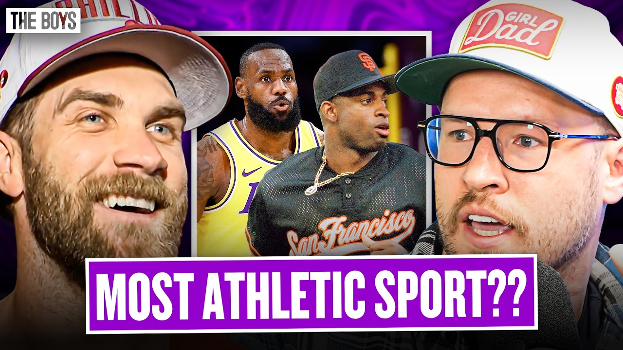 Bryce Harper, Taylor Lewan & Will Compton Debate Which Sport Has The Best Athletes | Bussin'