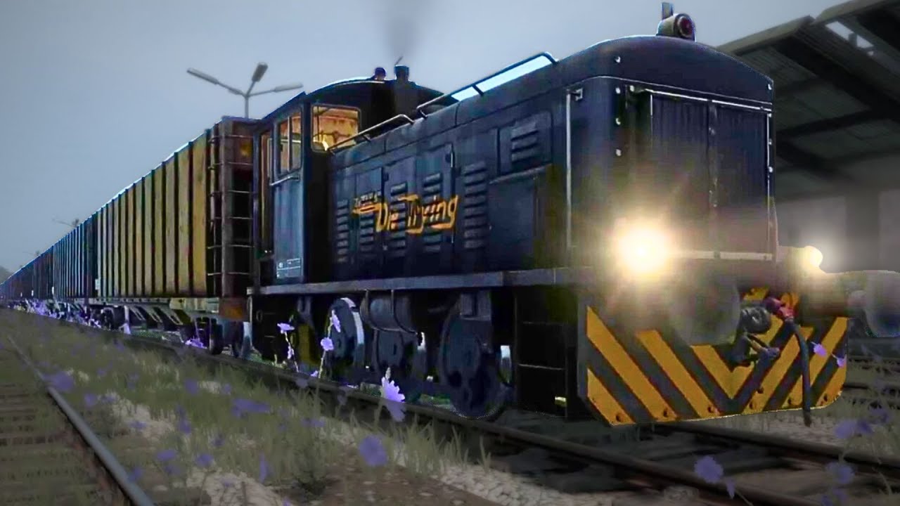 Racing HEAVY trains with a MANUAL TRANSMISSION locomotive! | Derail Valley Races Ep. 3