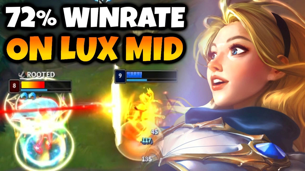This is how I have a 72% WINRATE on LUX MID which helped me to SECURE CHALLENGER