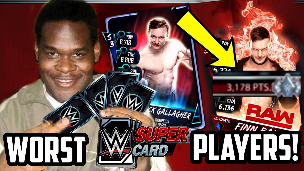 THE WORST WWE SUPERCARD PLAYERS!!!