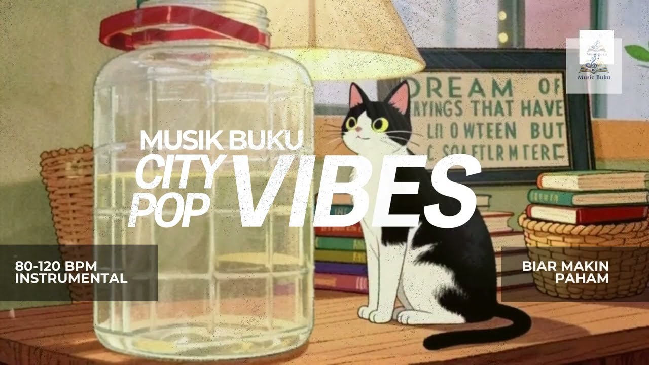 Funky City Pop Fusion ☀️City Pop Instrumen 80an Santai untuk Bekerja, Skripsian dan Relaksasi 🎶