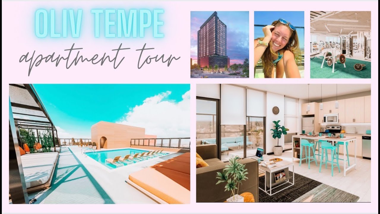 Oliv Tempe Apartment Tour // Arizona State University ☀️🏜