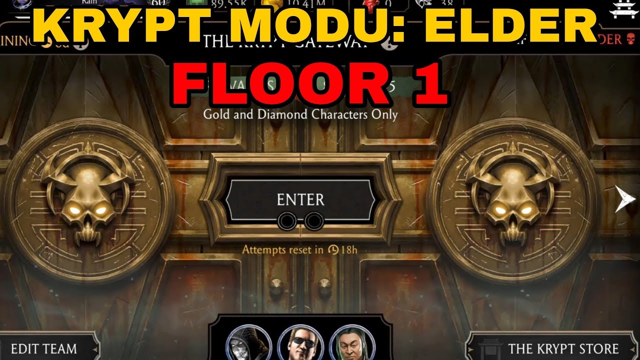KRYPT MODU: ELDER | Zorlanmalar Başlıyor | Mk Mobile