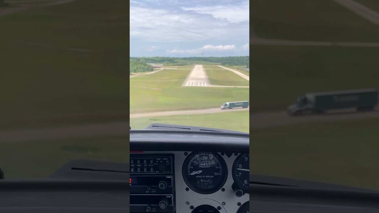 Smooth Landing at Mackinac County Airport! 