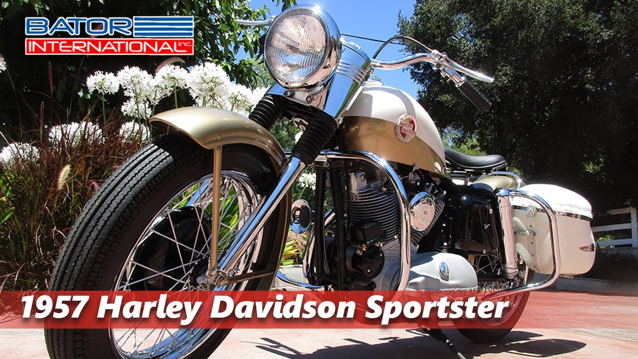 This Stunning 1957 Harley Davidson XL Sportster Is Up For Auction NOW