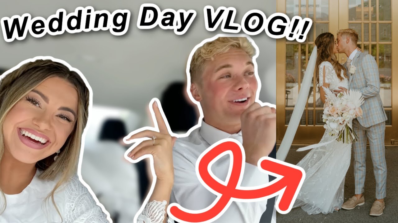 Wedding Day VLOG!! | Alyssa & Dallin