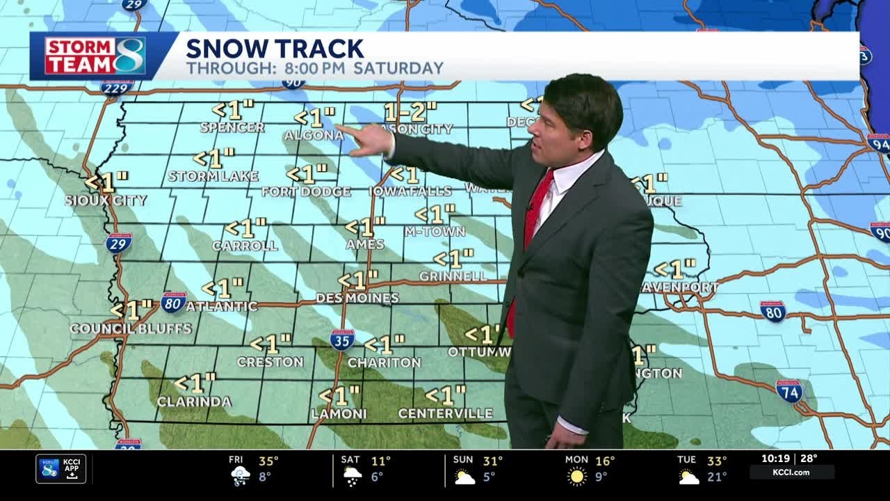 Iowa weather: High winds, snow, and bitter cold return Friday