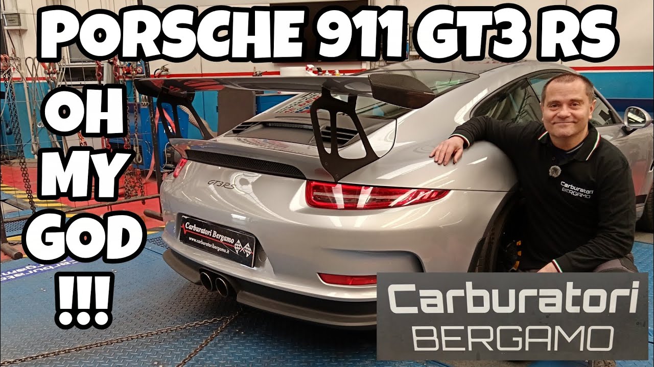 IL BELLO E LA BESTIA: MARINO CON LA PORSCHE 911GT3 RS ! #carburatoribergamo 
